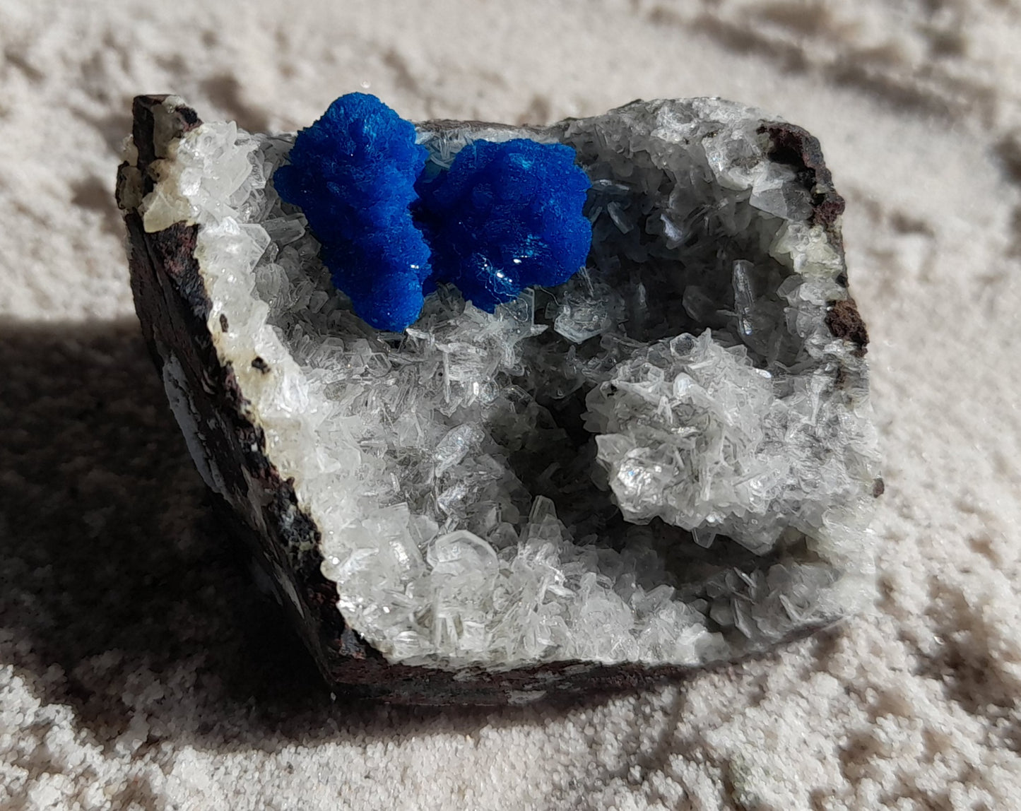 Cavansite - on Stilbite