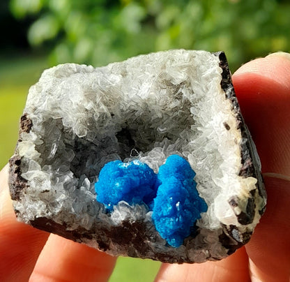 Cavansite - on Stilbite