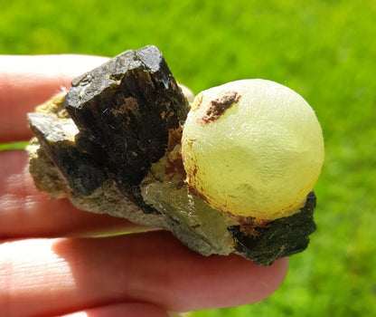 Epidote - with Prehnite