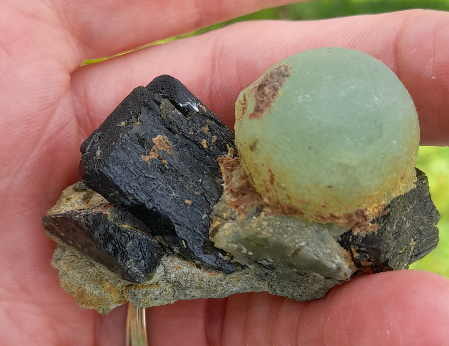 Epidote - with Prehnite