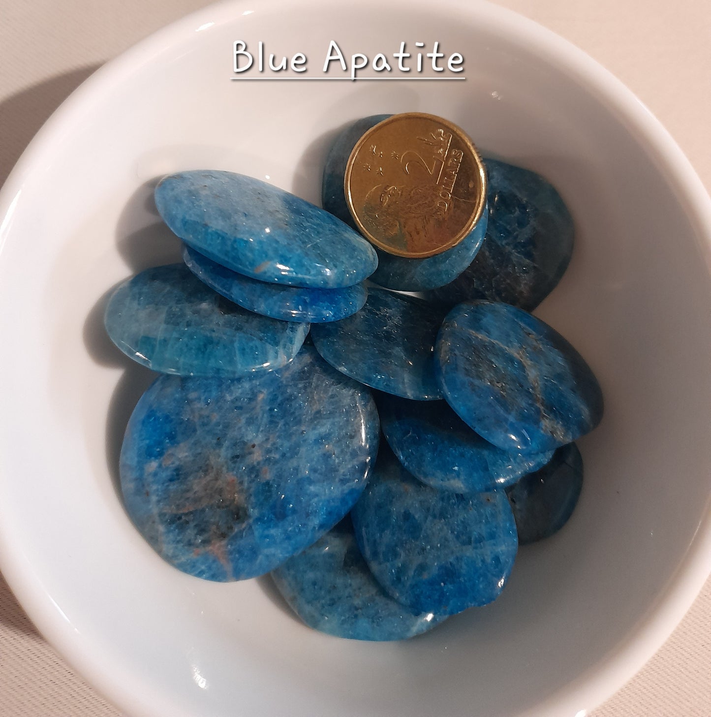 Apatite - Blue - Flat Stones