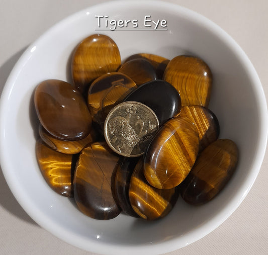 Tiger's Eye - Flat Stones