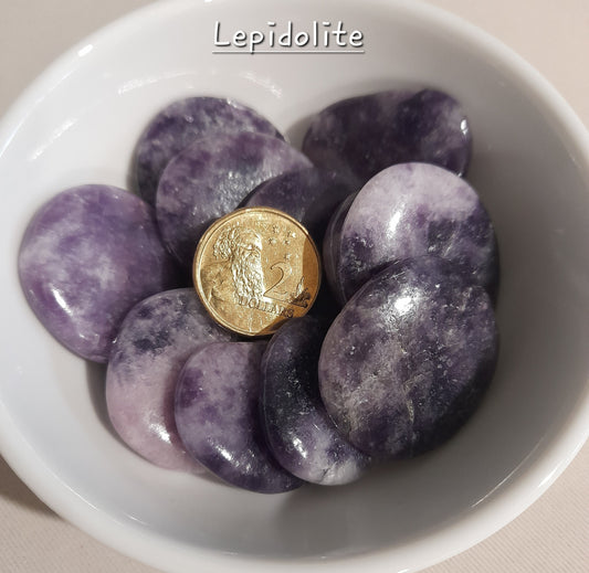 Lepidolite - Flat Stones