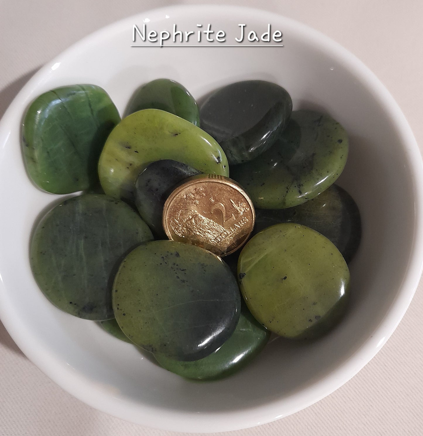 Nephrite - Jade - Flat Stones